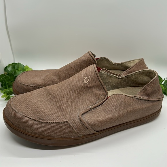 Olukai Moloa Nobea Canvas slip on men’s shoes-Size 9.5 - Picture 3 of 6